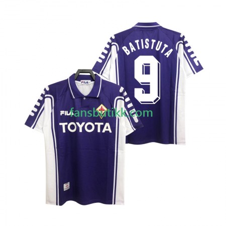 Fotballdrakt ACF Fiorentina BASTUTA 9 1999 2000 Retro Hjemmetrøye Kortermet